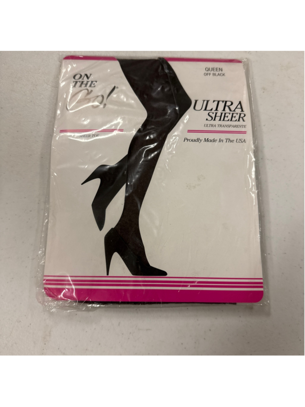 Women's On The Go! Ultra Sheer Hosiery Queen Size Black